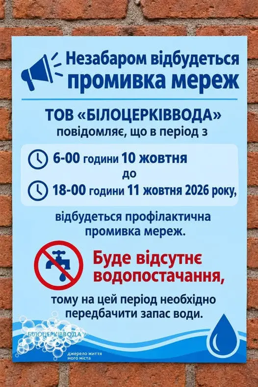 Профілактична промивка мереж